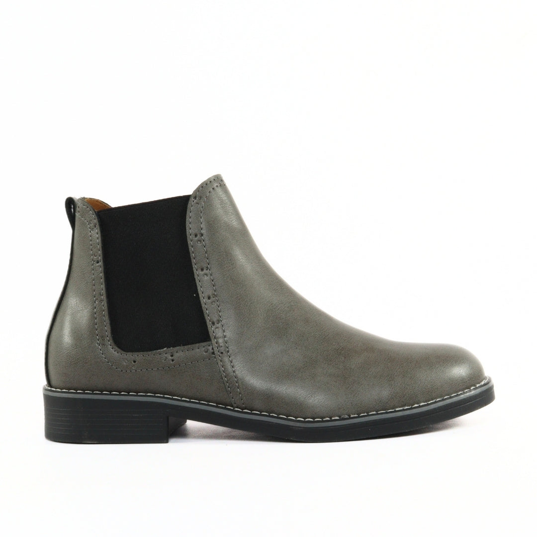 BOTIN CHELSEA BRILLANTE REDONDO