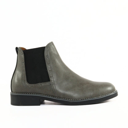 BOTIN CHELSEA BRILLANTE REDONDO