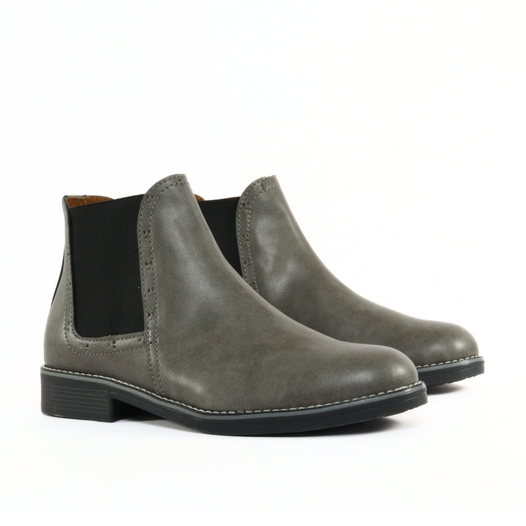 BOTIN CHELSEA BRILLANTE REDONDO