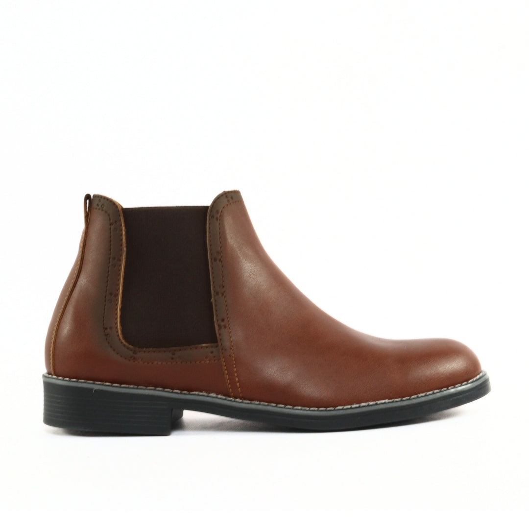 BOTIN CHELSEA BRILLANTE REDONDO