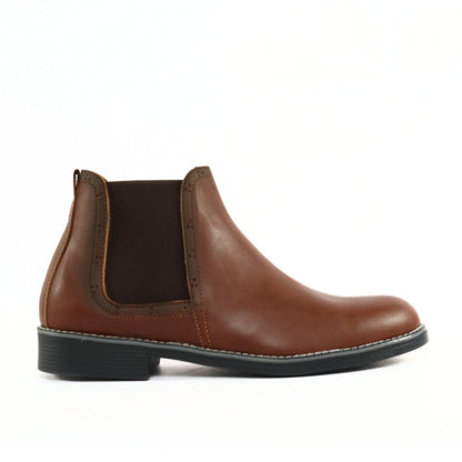 BOTIN CHELSEA BRILLANTE REDONDO
