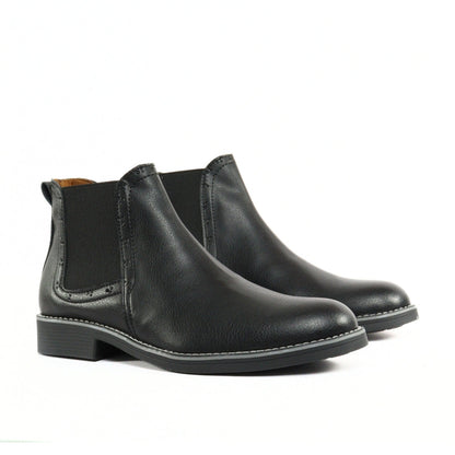 BOTIN CHELSEA BRILLANTE REDONDO