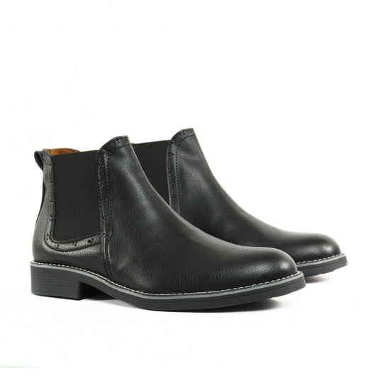 BOTIN CHELSEA BRILLANTE REDONDO