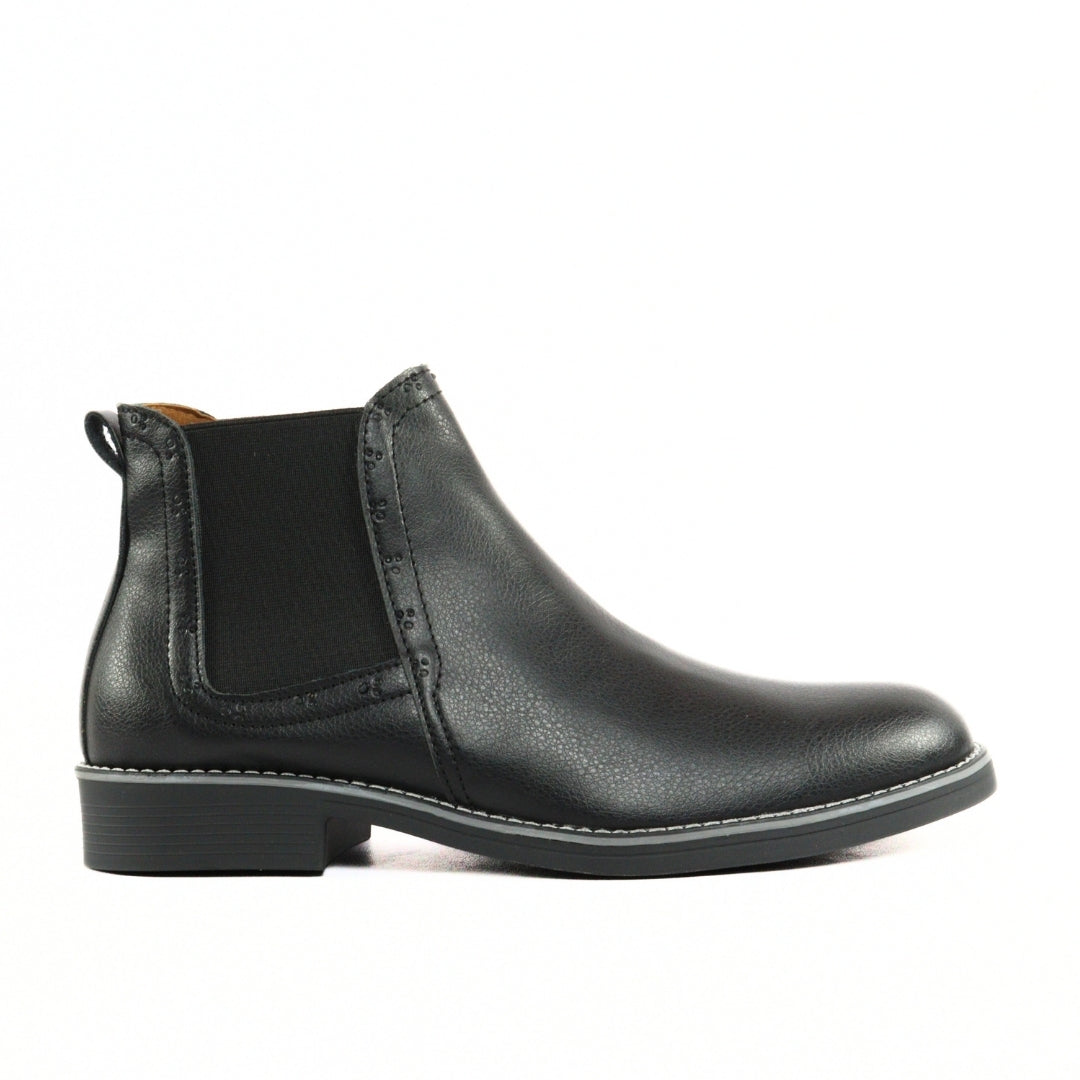 BOTIN CHELSEA BRILLANTE REDONDO