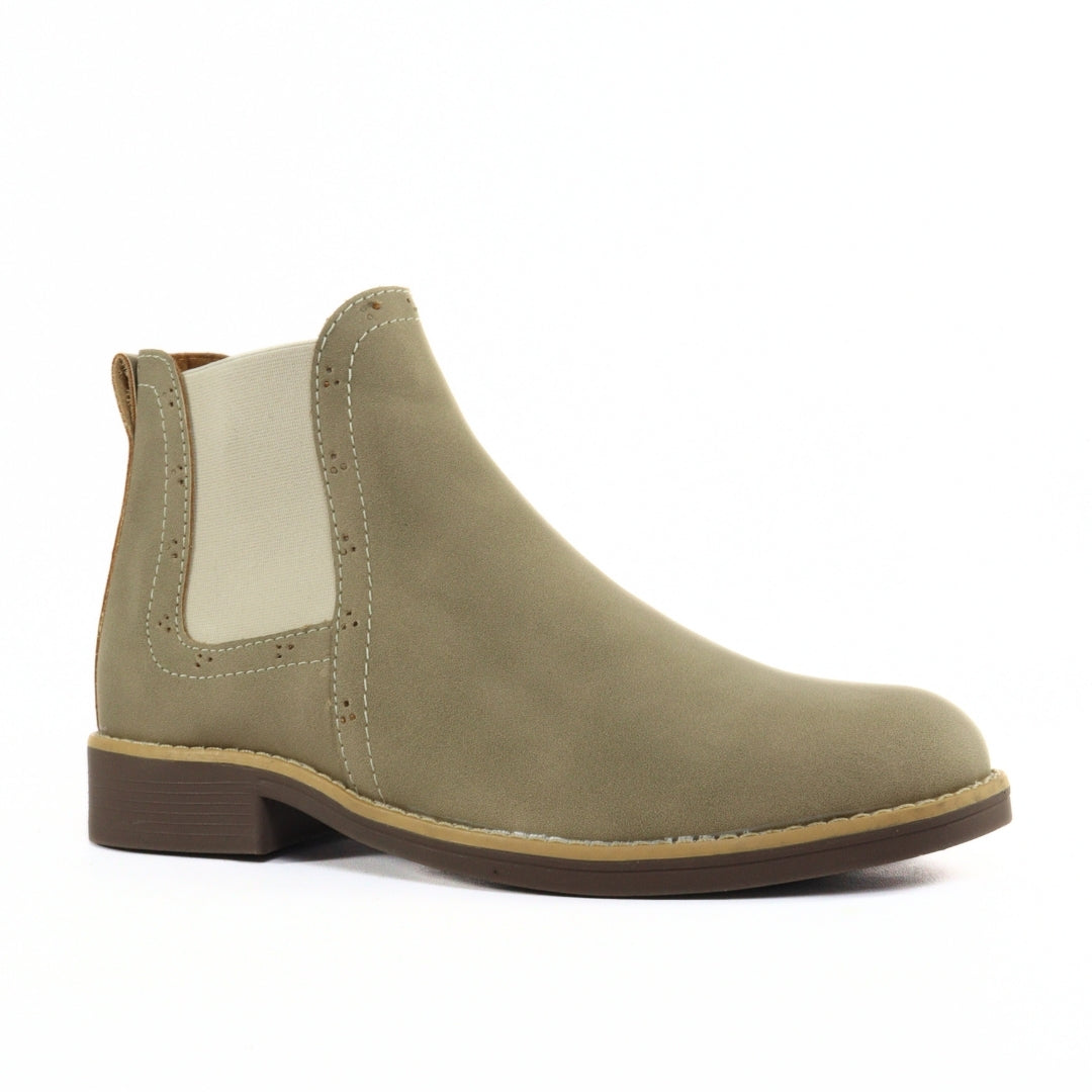 BOTIN CHELSEA BRILLANTE REDONDO