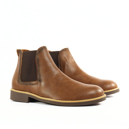 BOTIN CHELSEA BRILLANTE REDONDO