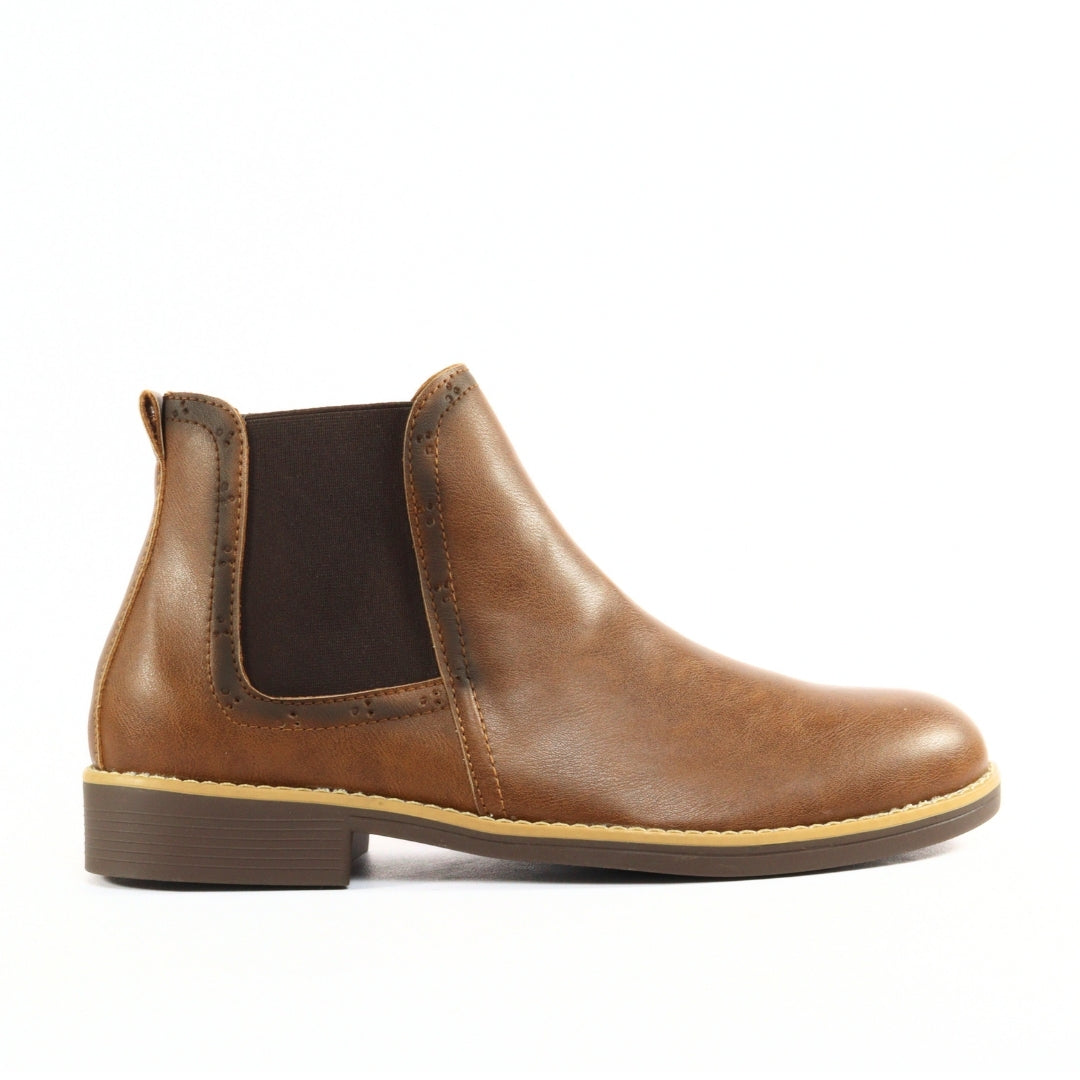 BOTIN CHELSEA BRILLANTE REDONDO