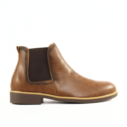 BOTIN CHELSEA BRILLANTE REDONDO