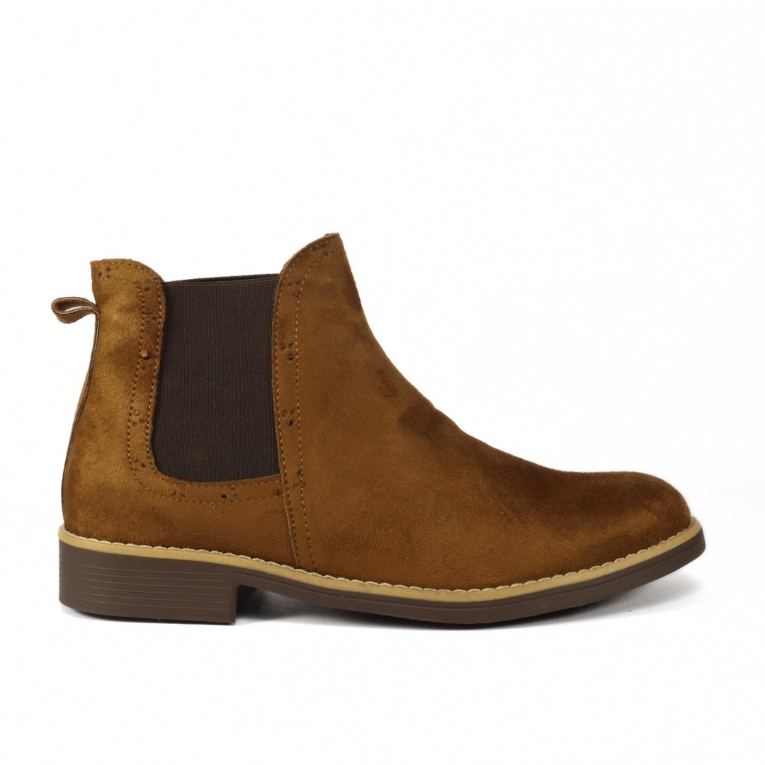 BOTIN CHELSEA GAMUZA REDONDO