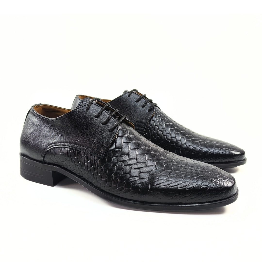 ZAPATO DE CORDON TEJIDO