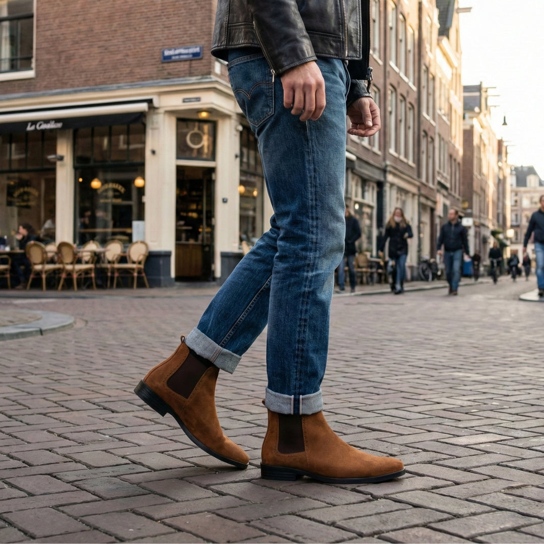 BOTIN CHELSEA GAMUZA
