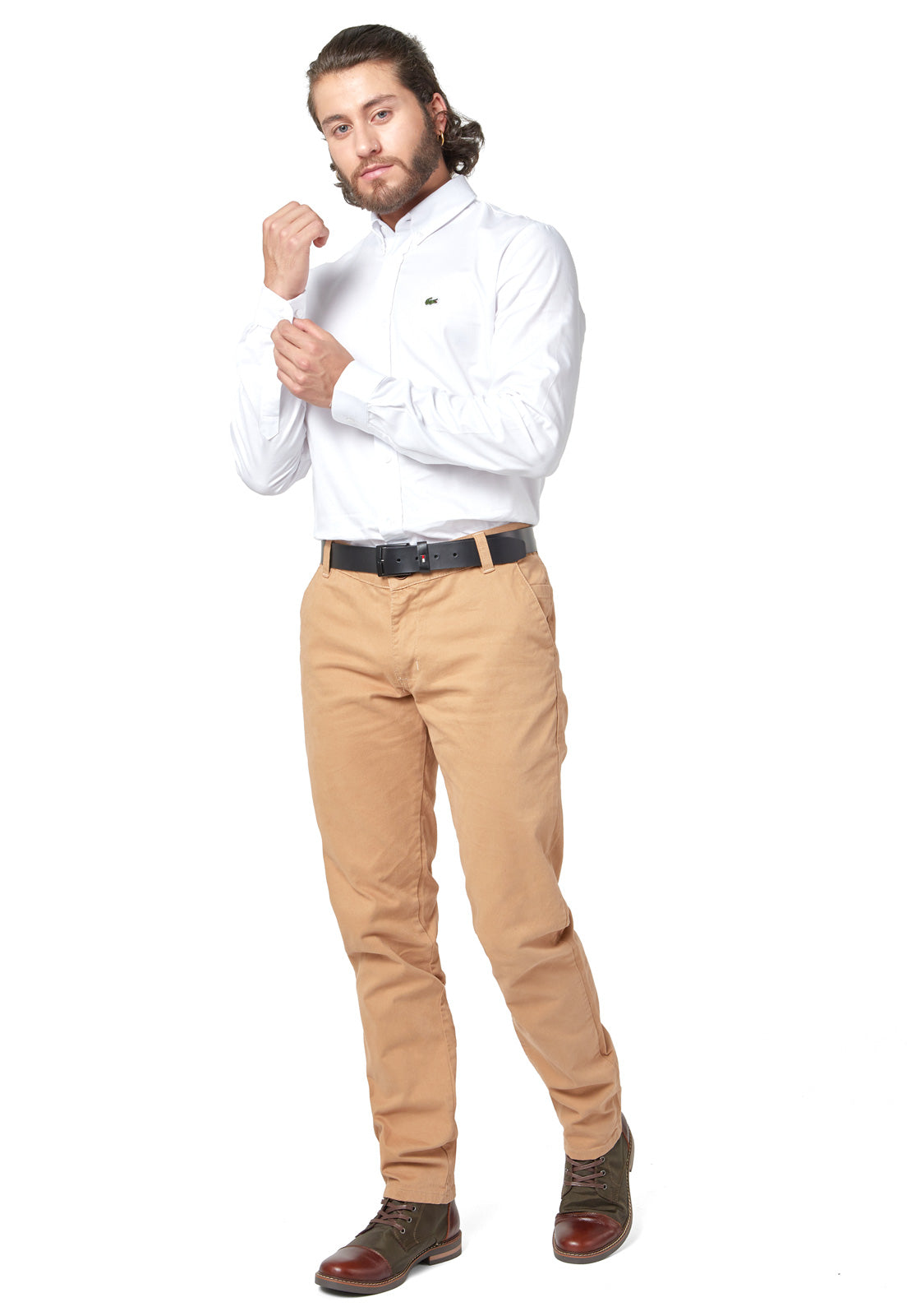 PANTALON EN DRIL LICRADO