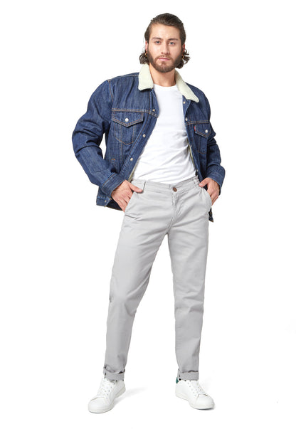 PANTALON EN DRIL LICRADO
