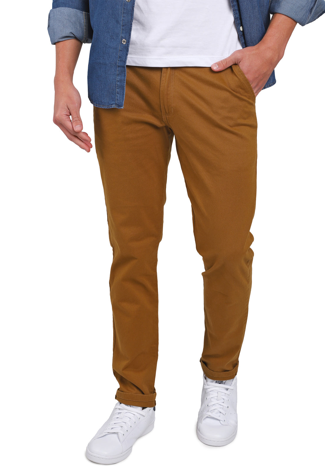 PANTALON EN DRIL LICRADO