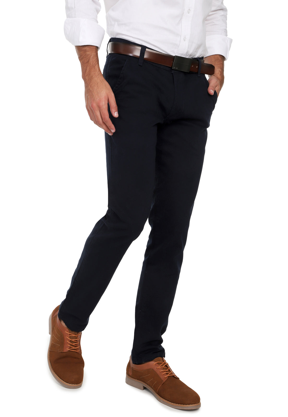 PANTALON EN DRIL LICRADO