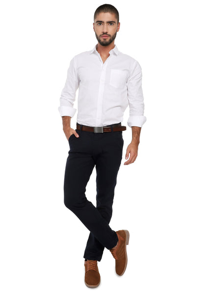 PANTALON EN DRIL LICRADO